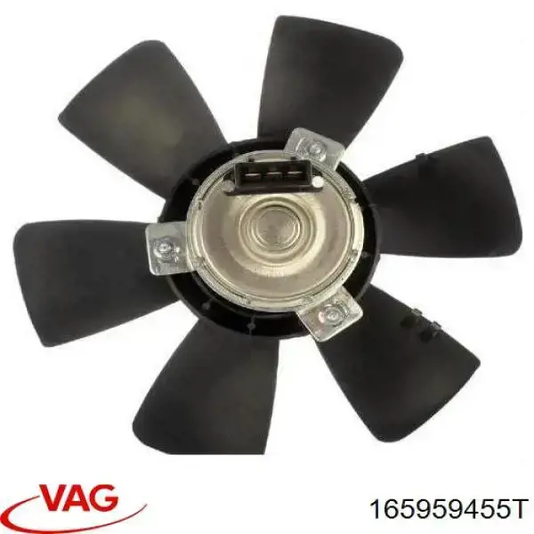 Compre 165959455T VAG Ventilador elétrico de esfriamento montado (motor + roda de aletas)