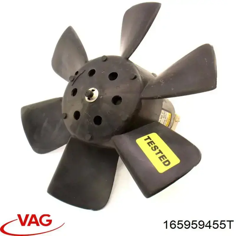 Ventilador elétrico de esfriamento montado (motor + roda de aletas) VAG 165959455T preço, a partir de 47,90 USD
