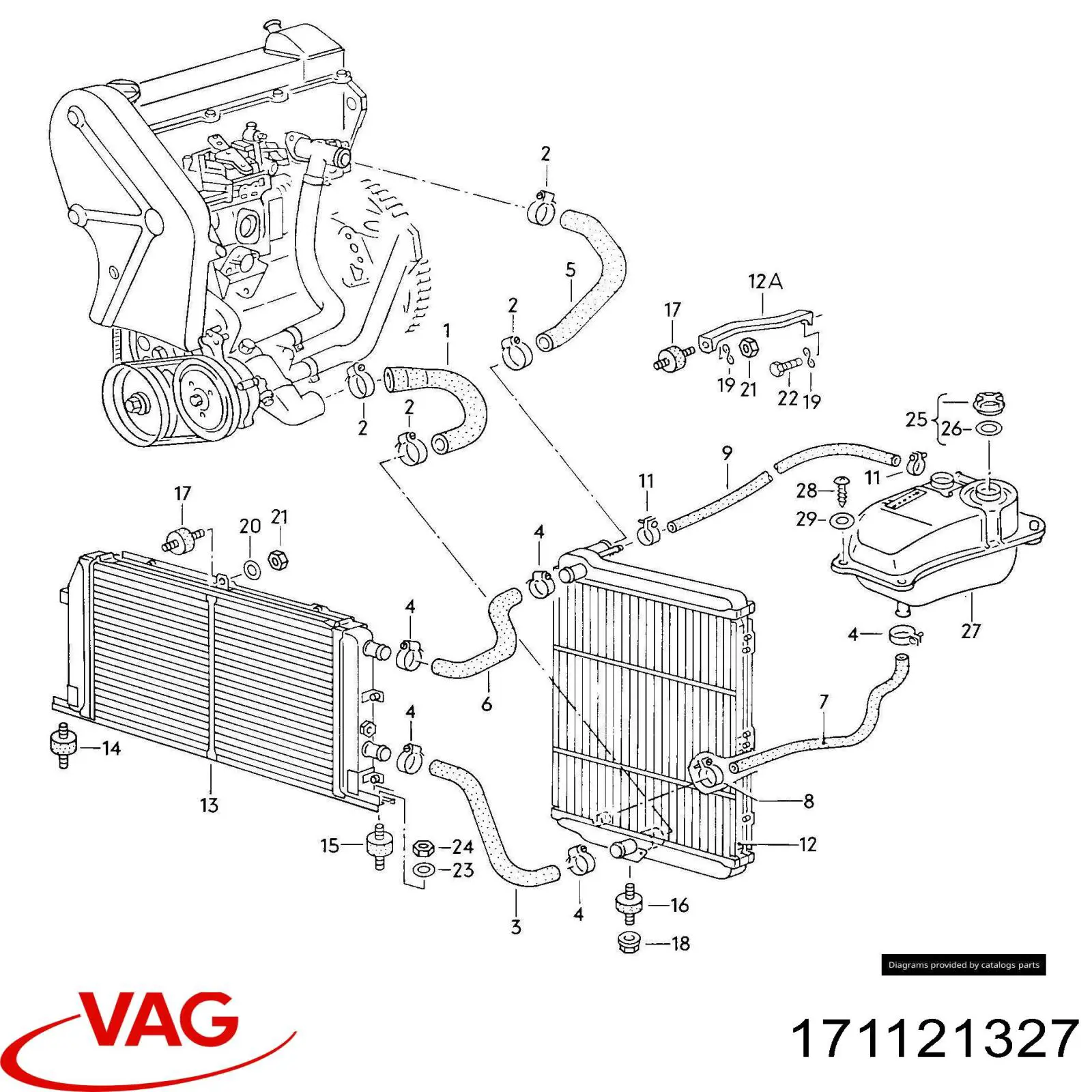  VAG 171121327 preço, a partir de 0,86 USD