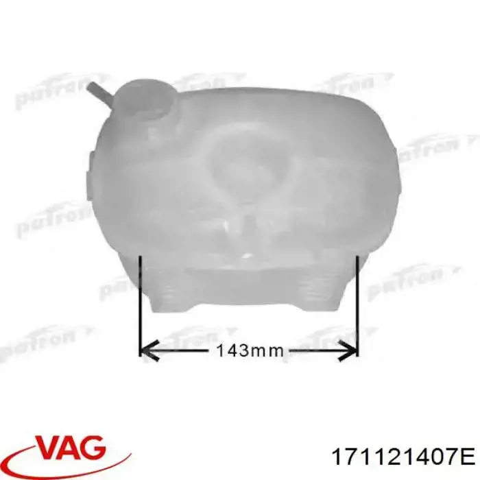 Compre 171121407E VAG Tanque de expansão do sistema de esfriamento