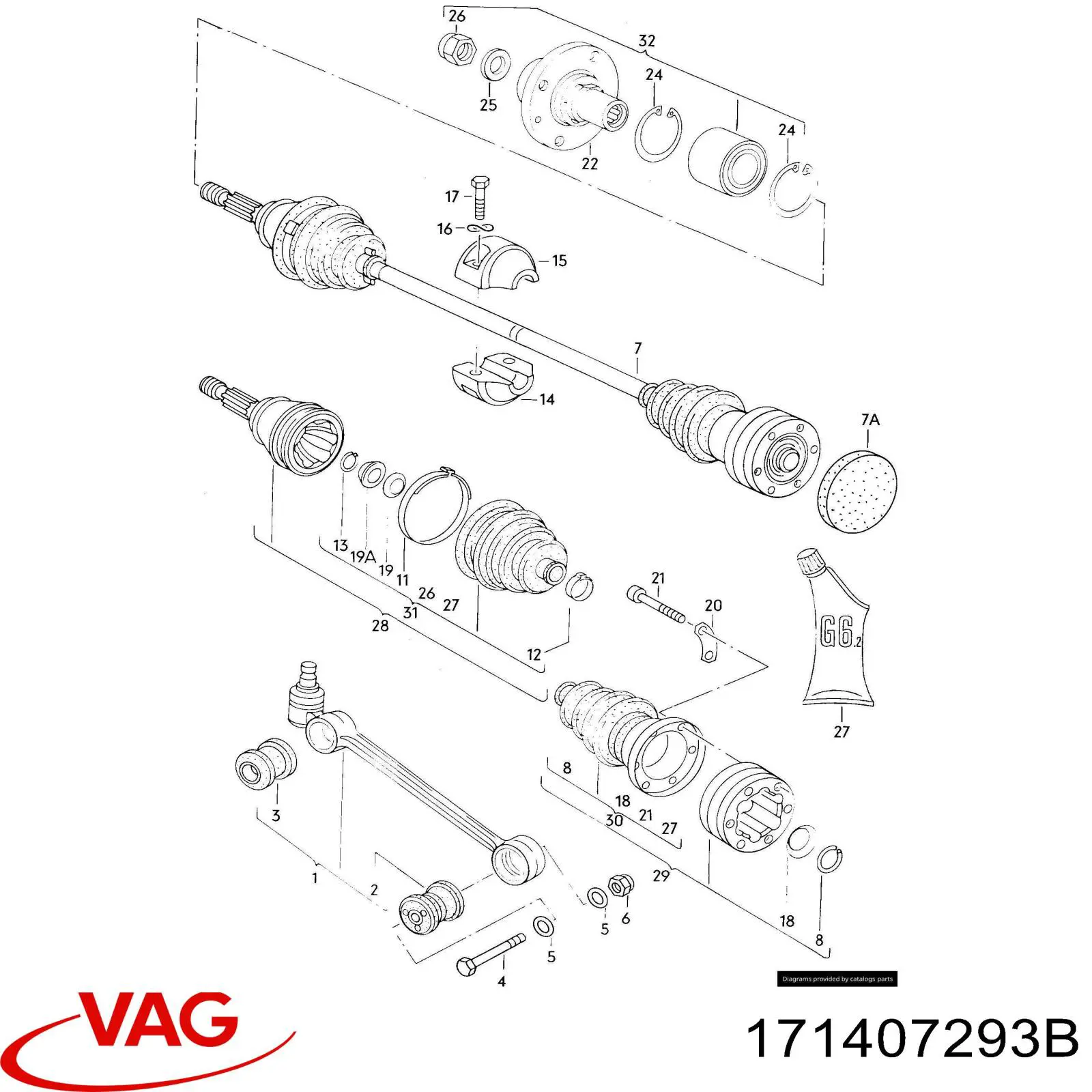  VAG 171407293B preço, a partir de 10,69 USD
