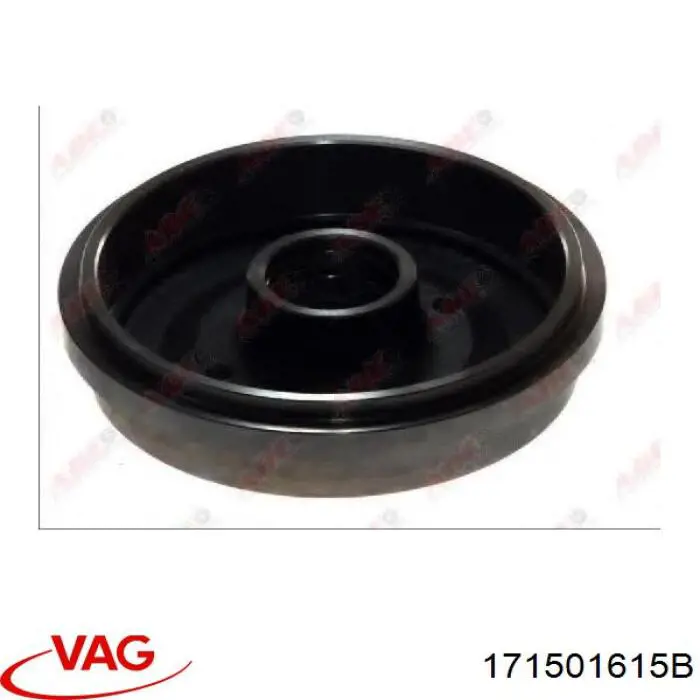 Compre 171501615B VAG Tambor do freio traseiro