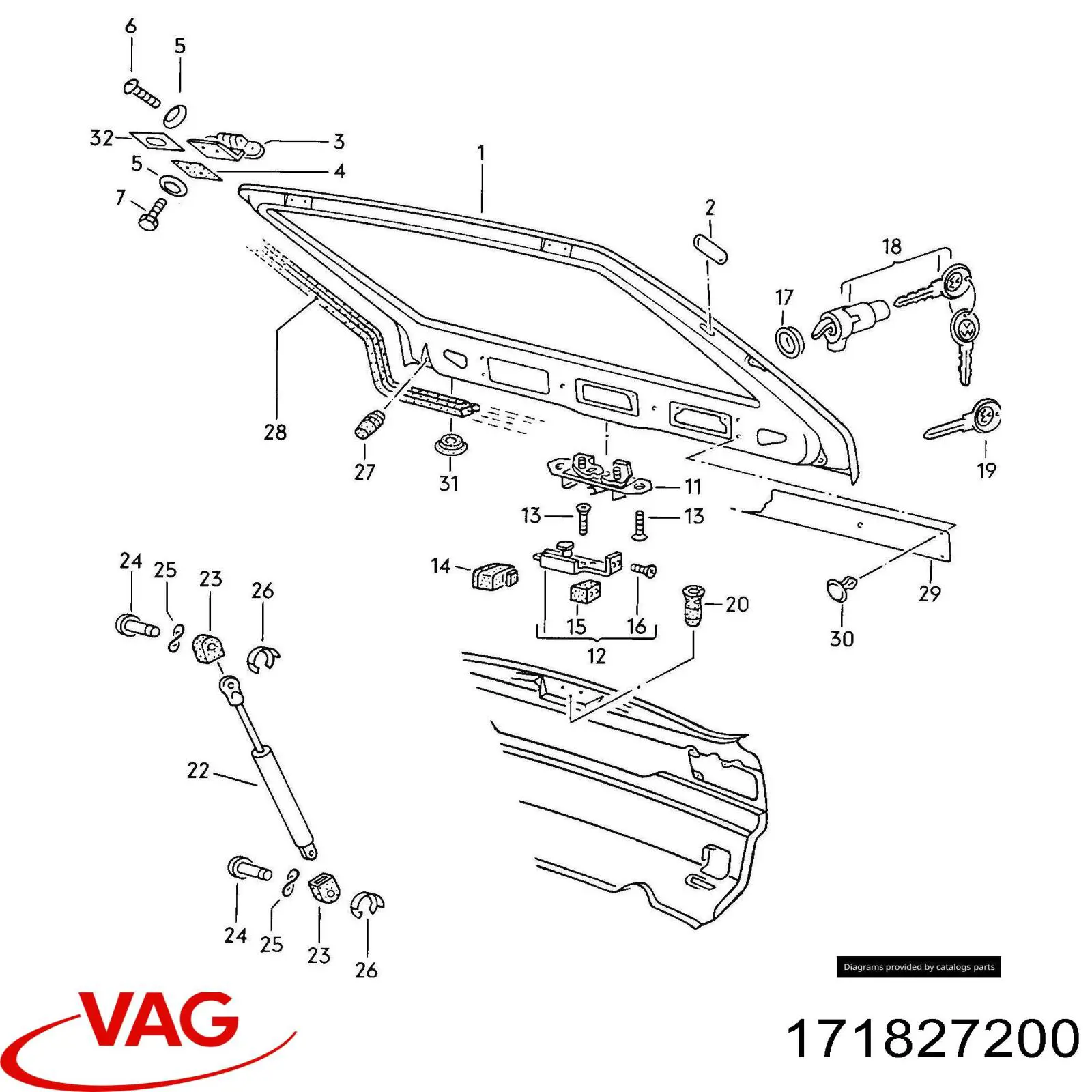  VAG 171827200 preço, a partir de 16,83 USD