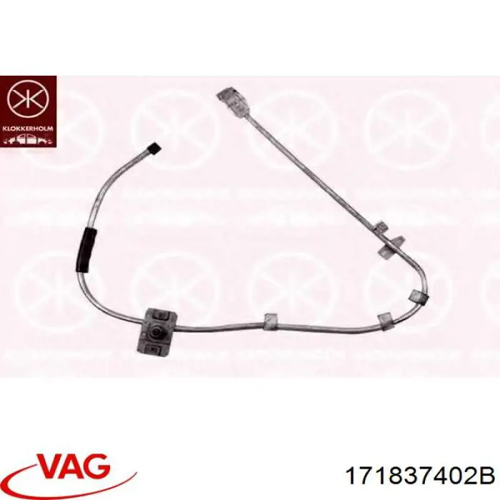  Mecanismo de acionamento de vidro da porta dianteira direita Volkswagen Caddy I pick-up (14) (1979 - 1996) I