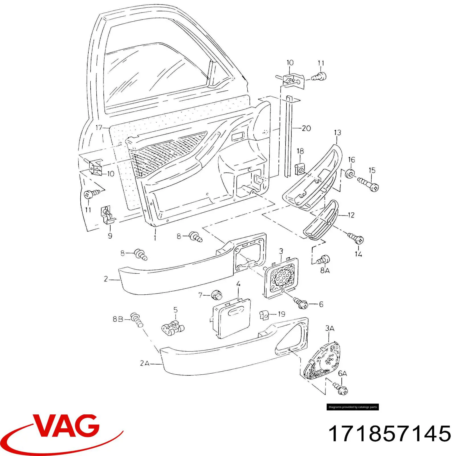  VAG 171857145 preço, a partir de  
