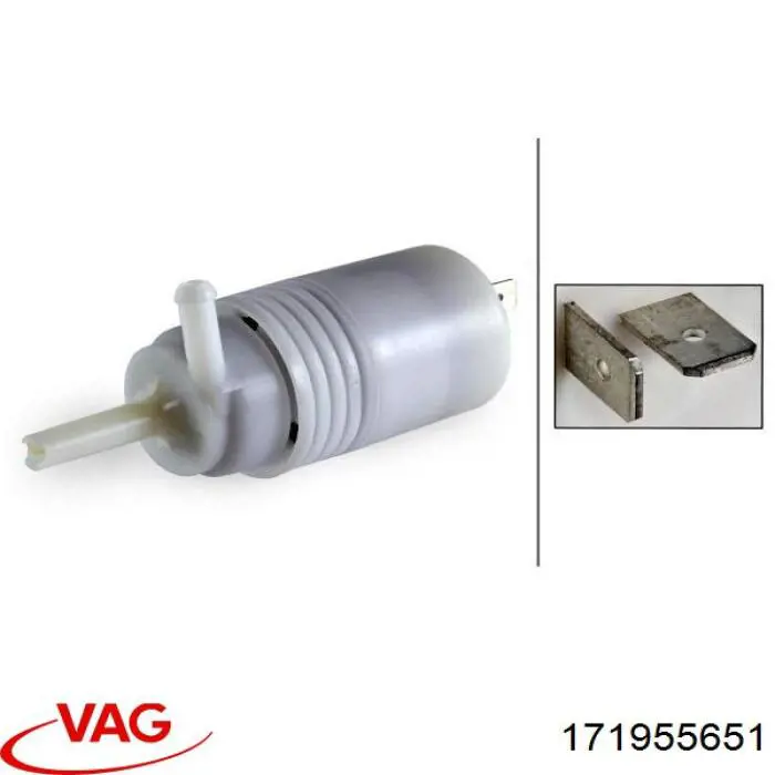 Bomba de motor de fluido para lavador de vidro dianteiro VAG 171955651 preço, a partir de 12,54 USD