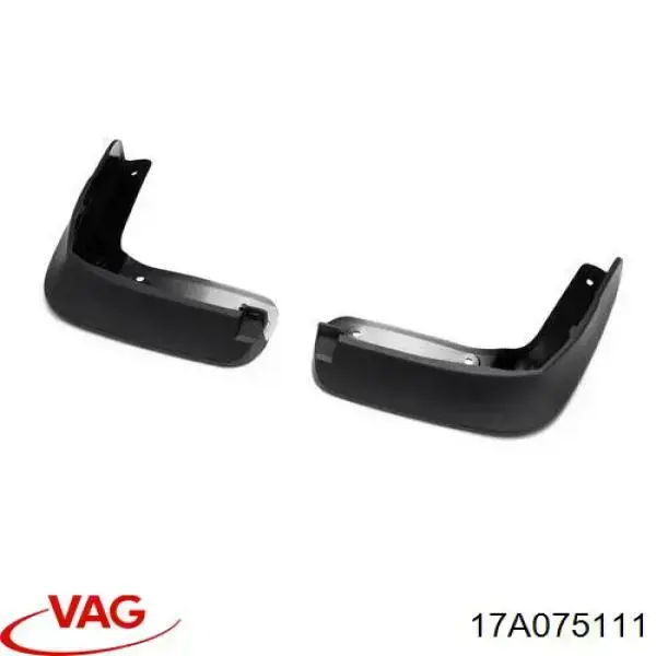 Protetores de lama traseiros, kit para Volkswagen Jetta VII BU3, BU4