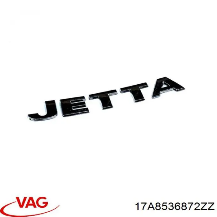 1K9853687A VAG Emblema de tampa de porta-malas (emblema de firma)
