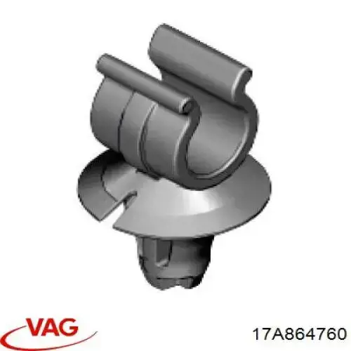17A864760 VAG Isolamento contra o ruído do painel de motores