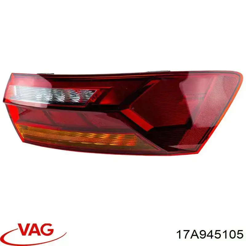 Compre 17A945105 VAG Retrorrefletor (refletor) do pára-choque traseiro esquerdo