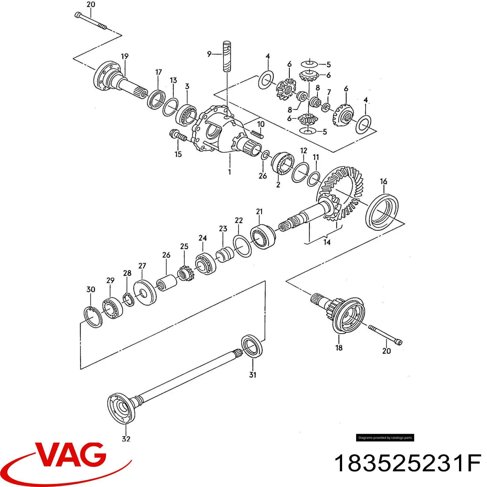  VAG 183525231F preço, a partir de 11,24 USD