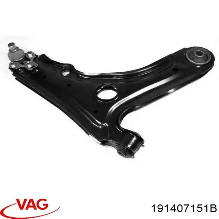 Compre 191407151B VAG Braço oscilante inferior esquerdo/direito de suspensão dianteira