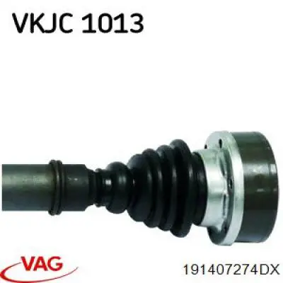 Compre 191407274DX VAG Semieixo (acionador) dianteiro direito