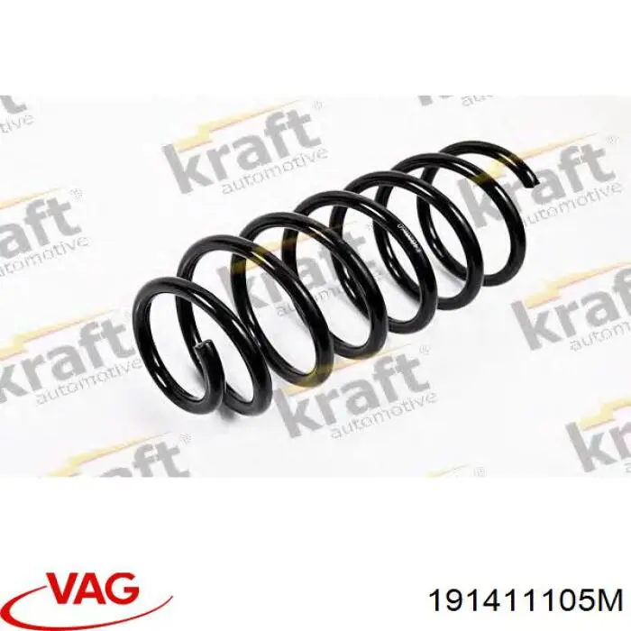 Compre 191411105M VAG Mola dianteira