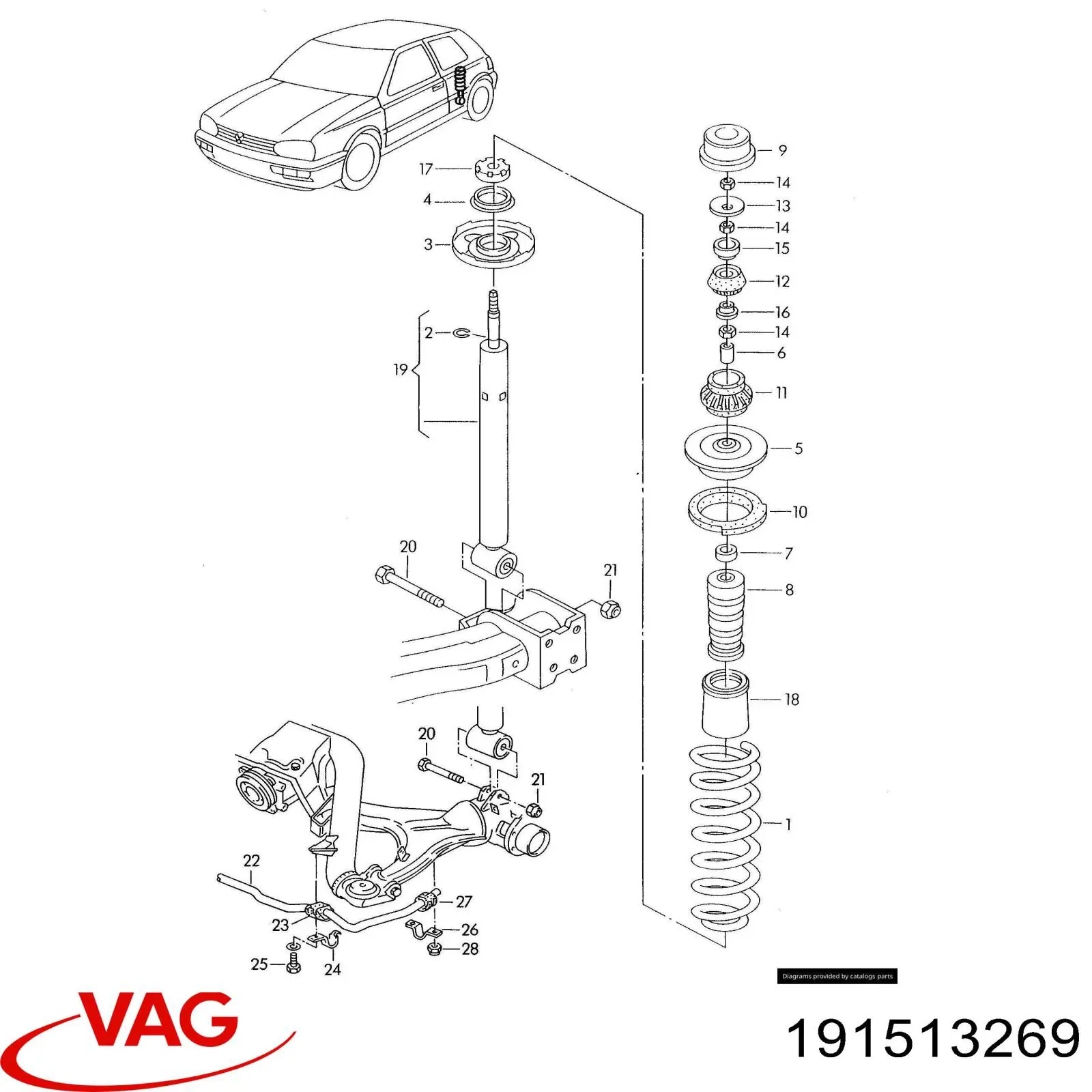 VAG 191513269 preço, a partir de 94,67 USD