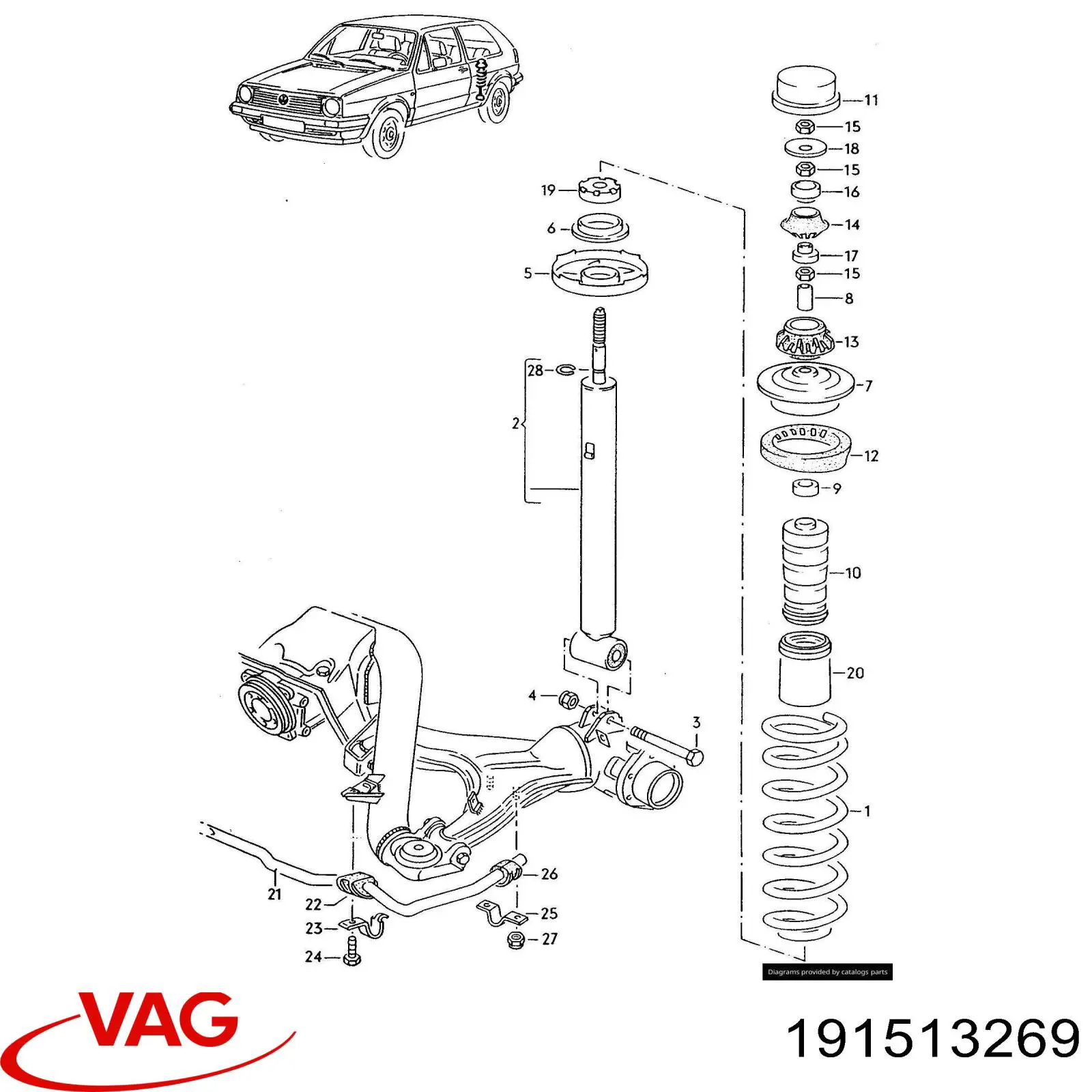 Compre 191513269 VAG 