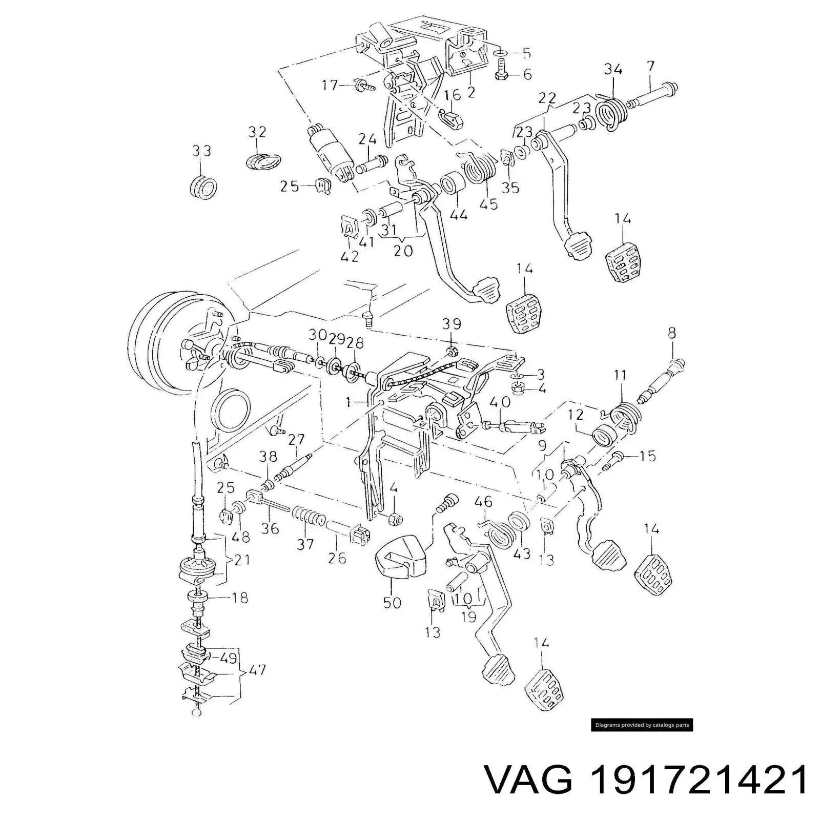  VAG 191721421 preço, a partir de  USD