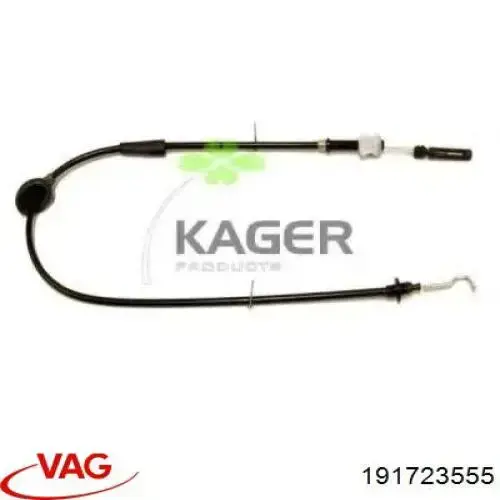 Cabo/pedal de gás (de acelerador) VAG 191723555 preço, a partir de 17,20 USD