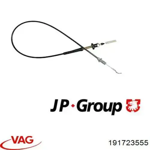 Compre 191723555 VAG Cabo/pedal de gás (de acelerador)