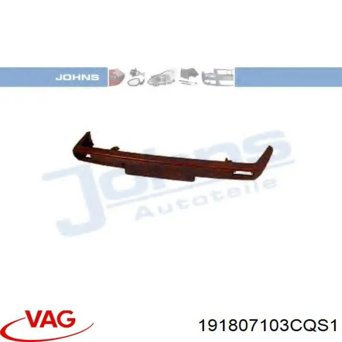 191807103CQS1 VAG Pára-choque dianteiro