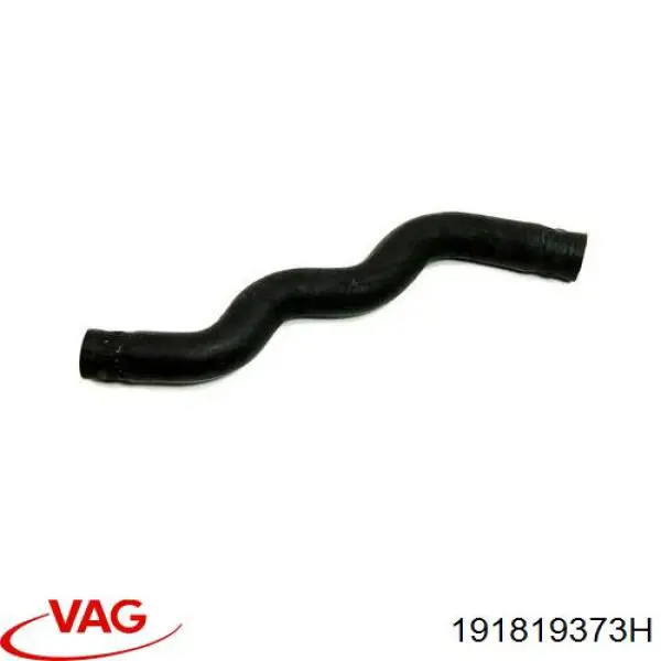 Compre 191819373H VAG Mangueira do radiador de aquecedor (de forno), linha de combustível de retorno