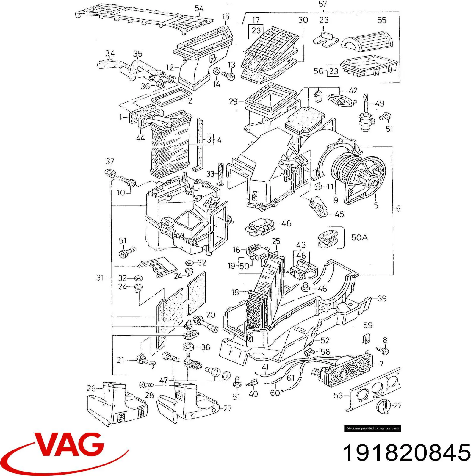  VAG 191820845 preço, a partir de 61,56 USD