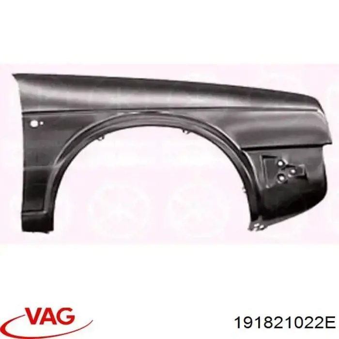 Pára-lama dianteiro direito VAG 191821022E preço, a partir de 77,57 USD