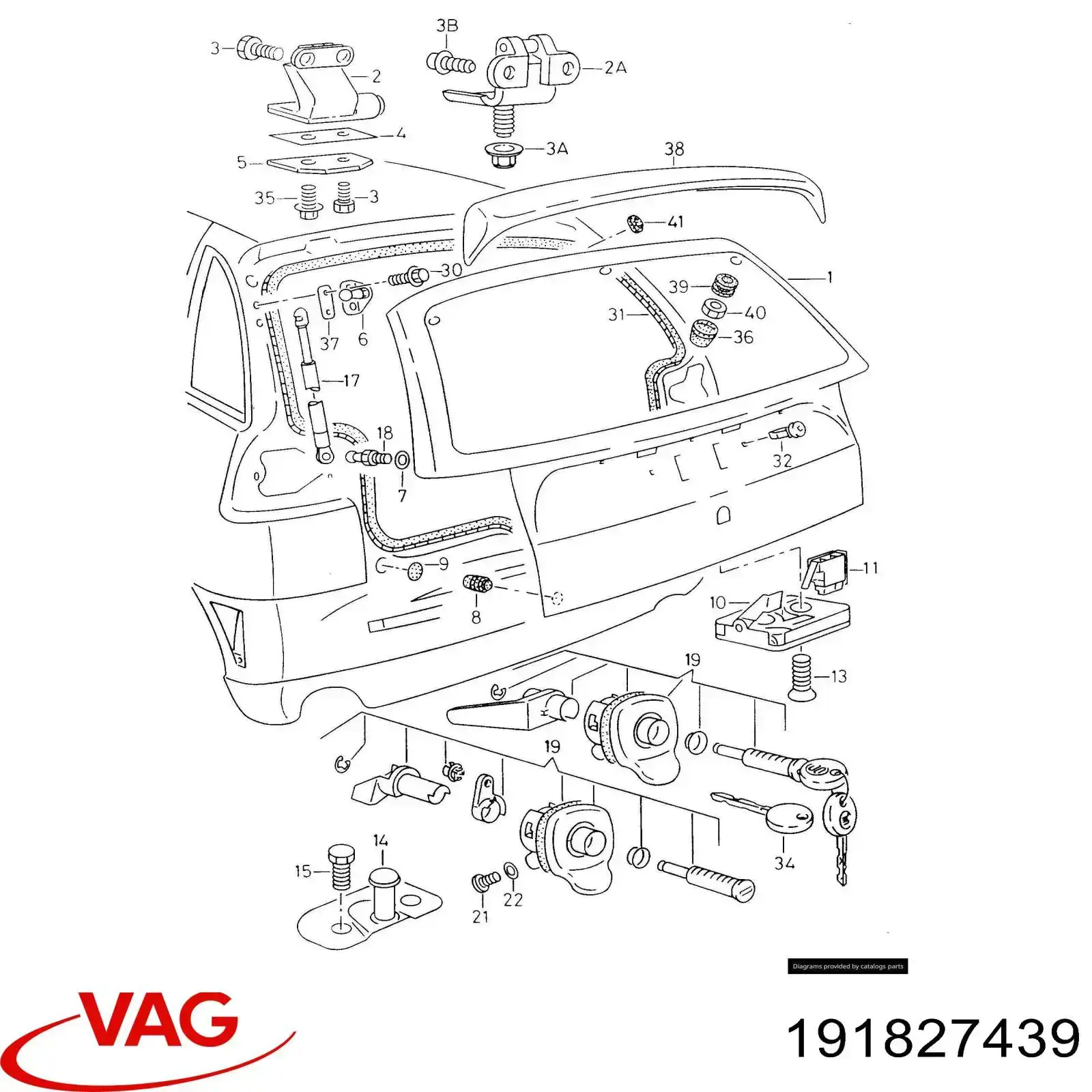  VAG 191827439 preço, a partir de 34,18 USD