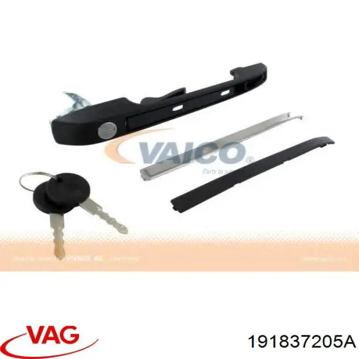 Compre 191837205A VAG Maçaneta dianteira esquerda externa da porta