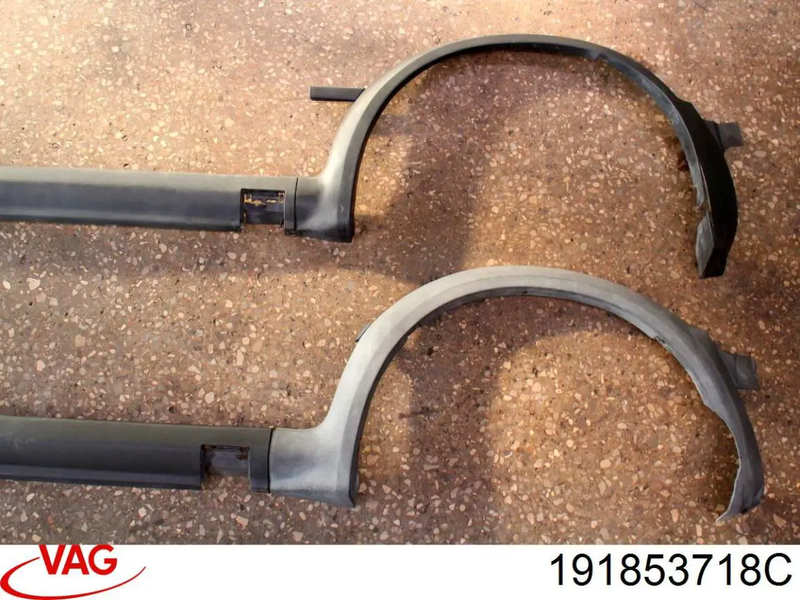 Expansor (placa sobreposta) de arco do pára-lama dianteiro direito VAG 191853718C preço, a partir de 71,04 USD