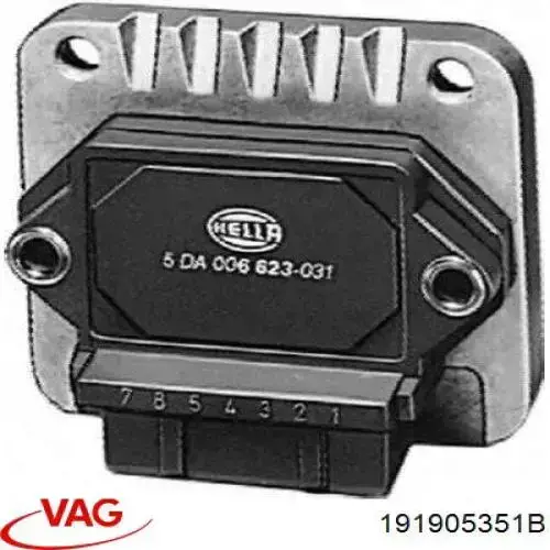 191905351B VAG Módulo de ignição (comutador)