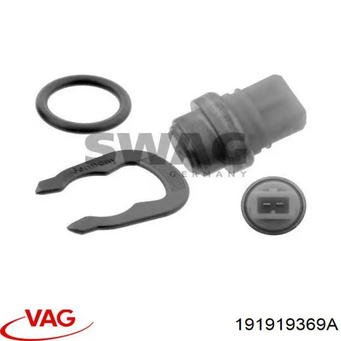 191919369A VAG Sensor de temperatura do fluido de esfriamento (de ativação de ventilador do radiador)