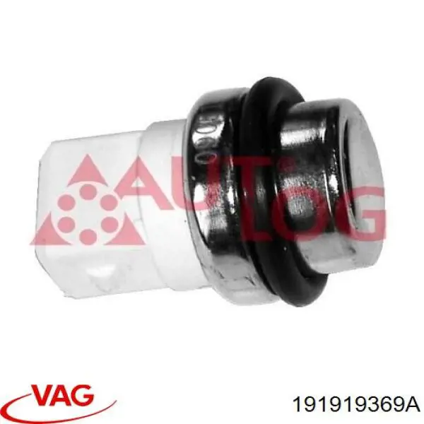 Sensor de temperatura do fluido de esfriamento (de ativação de ventilador do radiador) VAG 191919369A preço, a partir de 4,81 USD