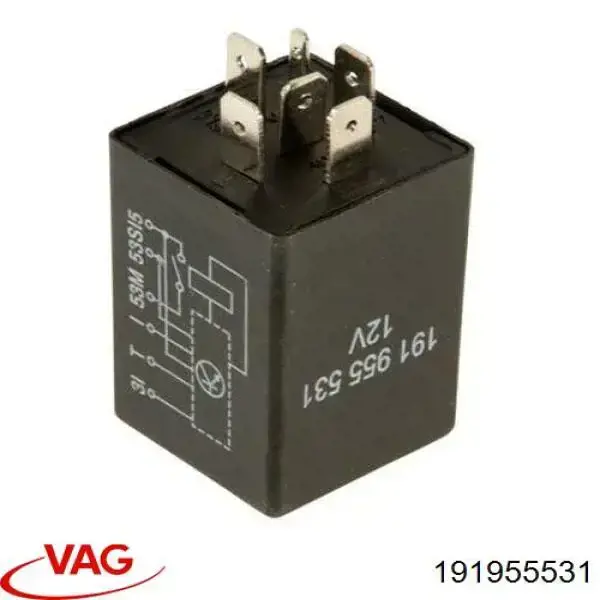 Relê de controlo de limpador pára-brisas VAG 191955531 preço, a partir de 10,81 USD