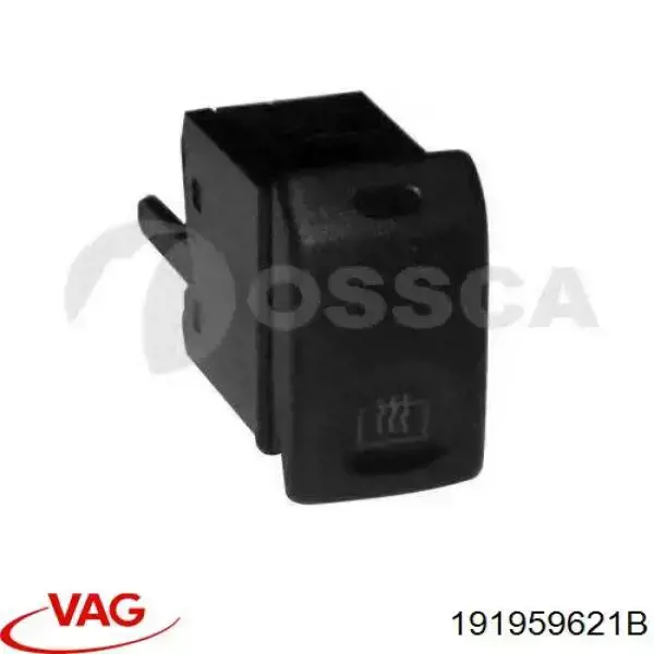 191959621B VAG Botão de ativação de aquecimento de vidro traseiro