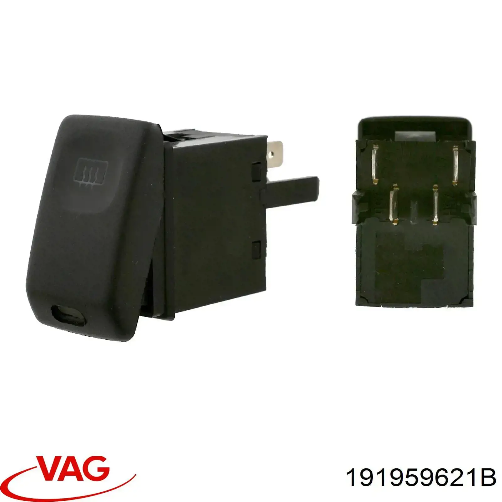 Botão de ativação de aquecimento de vidro traseiro VAG 191959621B preço, a partir de 12,82 USD