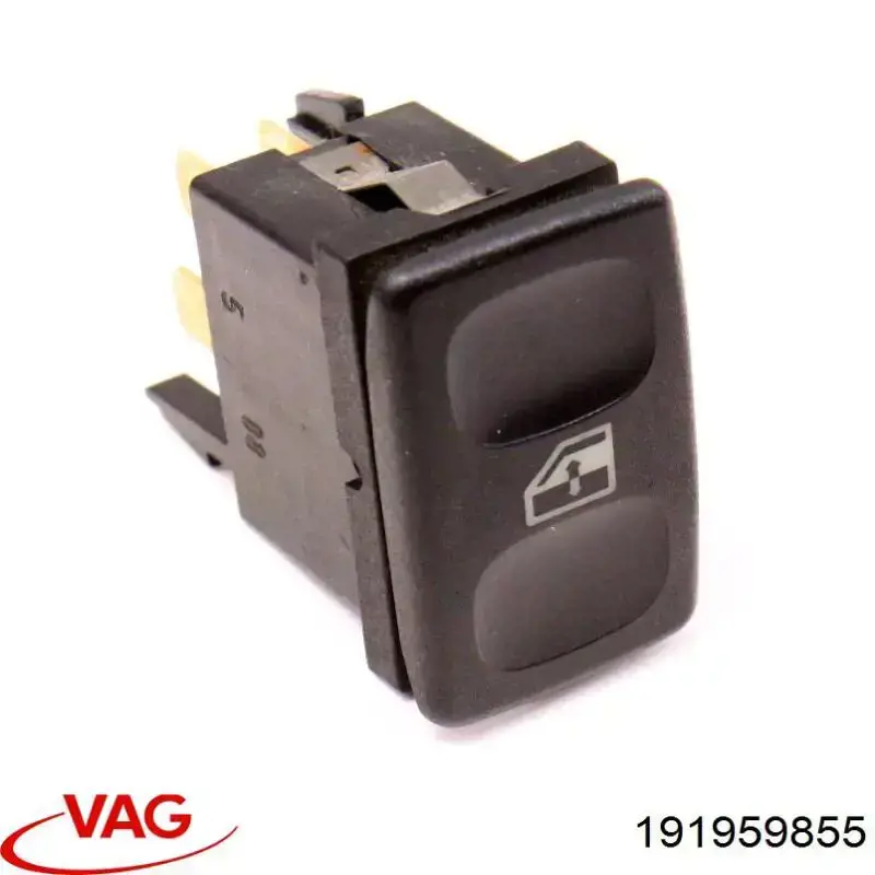 191959855 VAG Botão de ativação de motor de acionamento de vidro de consola central