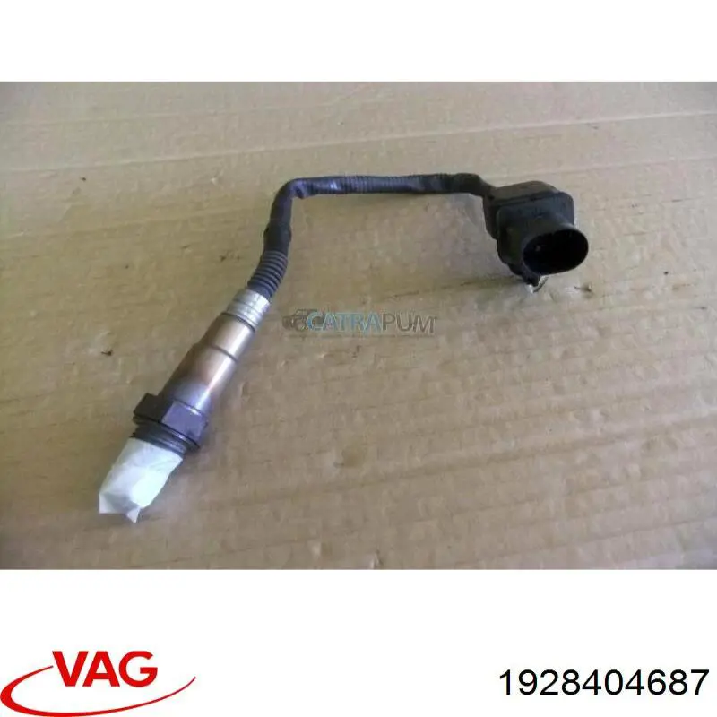 Sonda lambda, sensor de oxigênio até o catalisador 1928404687 VAG