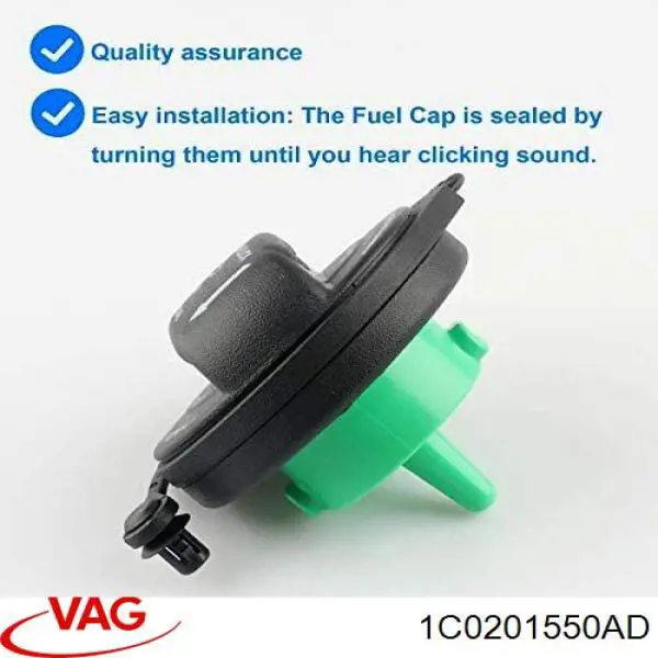 Tampa (tampão) do tanque de combustível VAG 1C0201550AD preço, a partir de 29,05 USD
