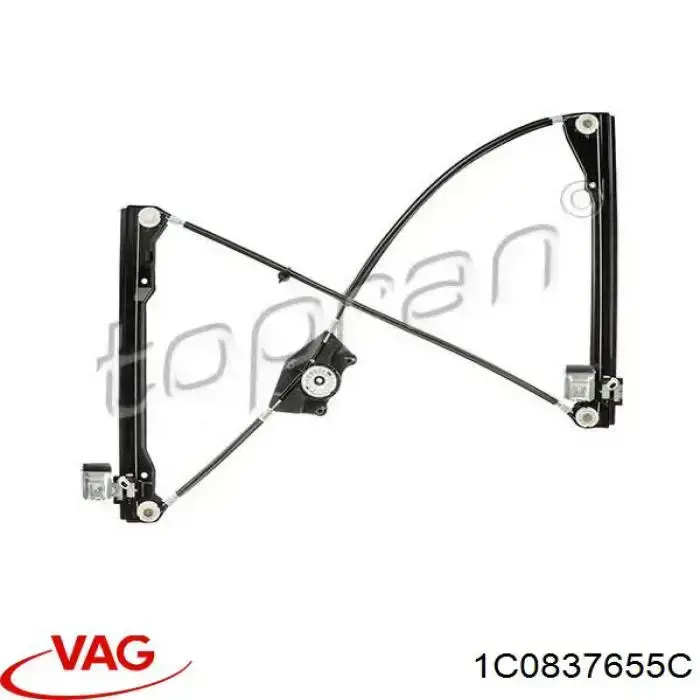 Compre 1C0837655C VAG Mecanismo de acionamento de vidro da porta dianteira esquerda