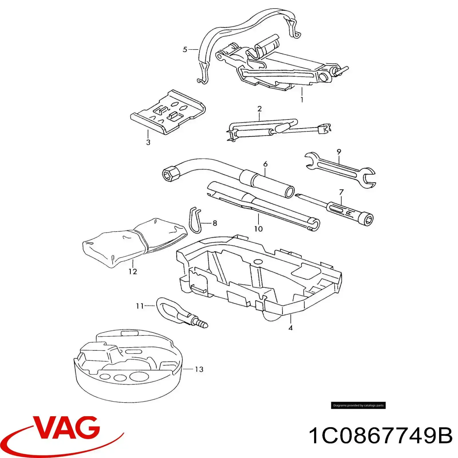 1C0867749B VAG 