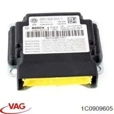 Módulo processador de controlo da bolsa de ar (Centralina eletrônica AIRBAG) VAG 1C0909605 preço, a partir de 63,10 USD