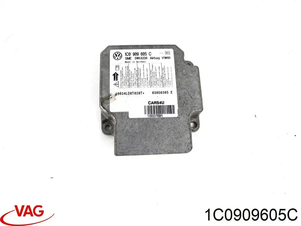 Módulo processador de controlo da bolsa de ar (Centralina eletrônica AIRBAG) VAG 1C0909605C preço, a partir de 57,66 USD