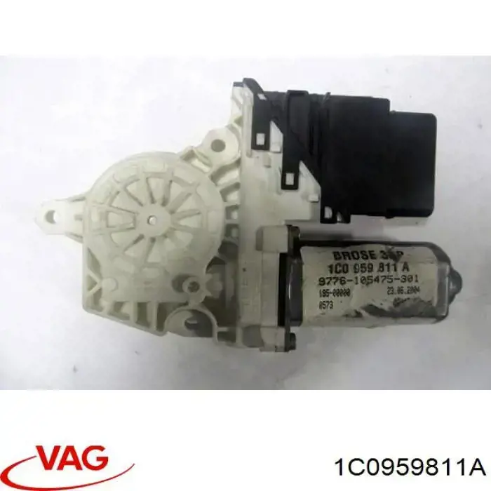 1C0959811A VAG Motor de acionamento de vidro da porta traseira esquerda