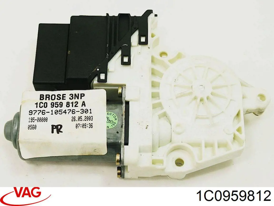 Motor de acionamento de vidro da porta traseira direita VAG 1C0959812 preço, a partir de 37,52 USD