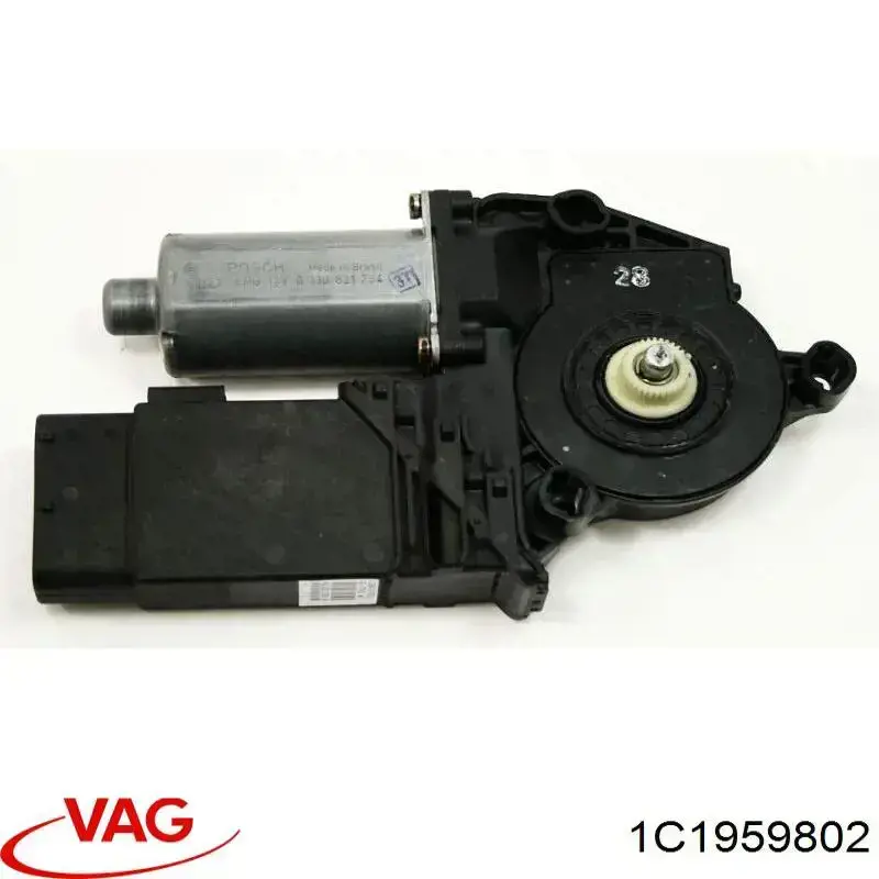 1C1959802 VAG Motor de acionamento de vidro da porta dianteira direita