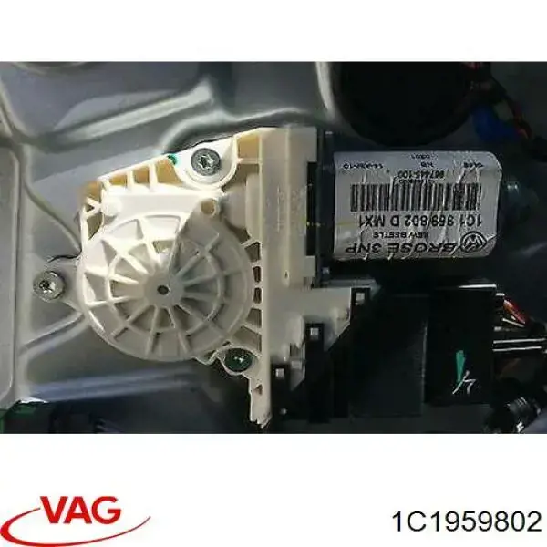 Compre 1C1959802 VAG Motor de acionamento de vidro da porta dianteira direita