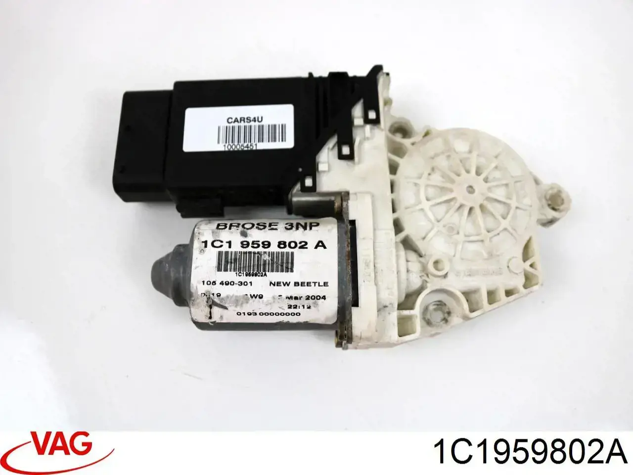 1C1959802A VAG Motor de acionamento de vidro da porta dianteira direita