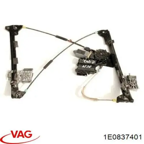 Mecanismo de acionamento de vidro da porta dianteira esquerda VAG 1E0837401 preço, a partir de 121,73 USD