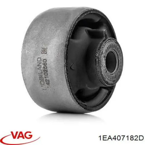 1EA407182D VAG Bloco silencioso dianteiro do braço oscilante inferior